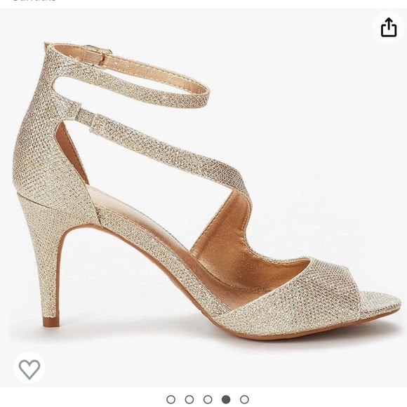 NWT DREAM PAIRS Women's NILE Fashion Stilettos Open Toe Pump Heel Sandals - Picture 4 of 7